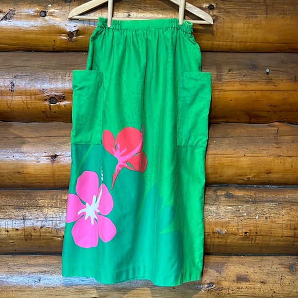 Vintage mid length 60’s Summer Skirt - Picture 1 of 12